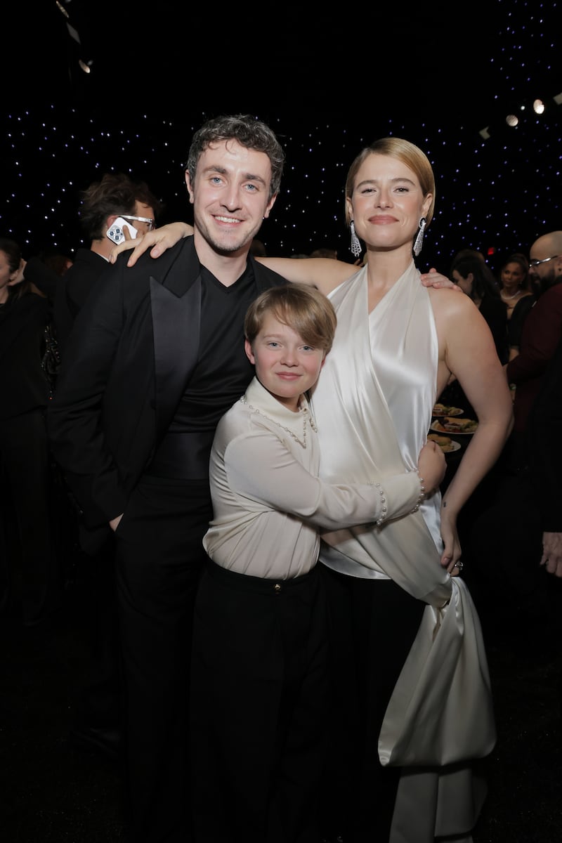 Paul Mescal, Jacobi Jupe, and Jessie Buckley attend the 31st Annual Critics Choice Awards