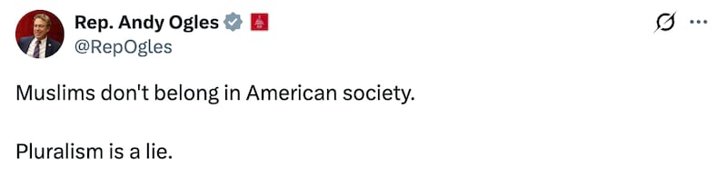 Rep. Andy Ogles/X