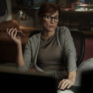 Jessica Chastain in The Savant.