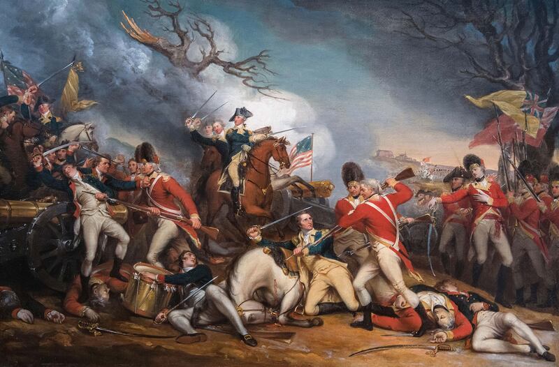 The Death of General Mercer at the Battle of Princeton on Jan. 3, 1777, by John Trumbull.
