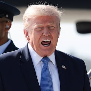 U.S. President Donald Trump arrives at Los Angeles International Airport, in California, U.S., August 4, 2026.