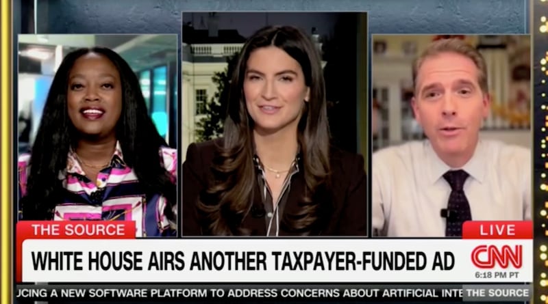 Ashley Allison, Kaitlan Collins and Scott Jennings on CNN.