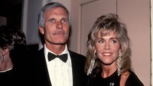 NEW YORK, NY - CIRCA 1990: Ted Turner and Jane Fonda circa 1990 in New York City. (Photo by Robin Platzer/IMAGES/Getty Images)