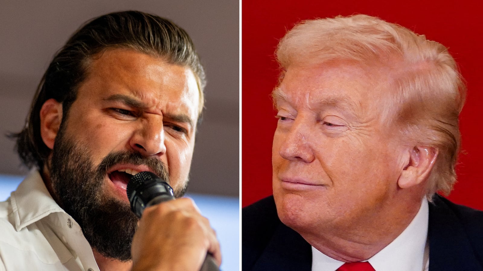 Brandon Herrera and Donald Trump