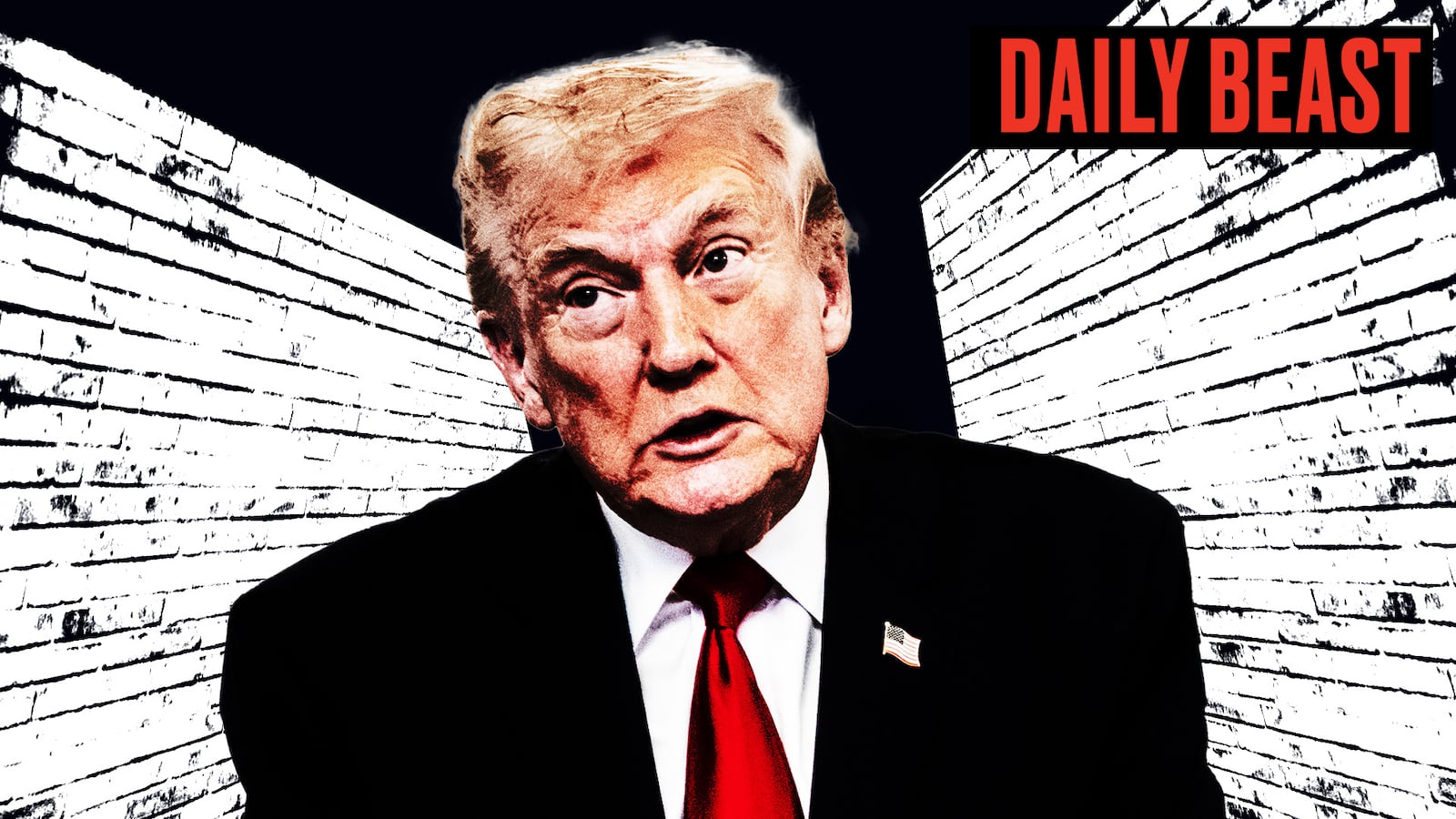 Donald Trump feels the walls closing in.