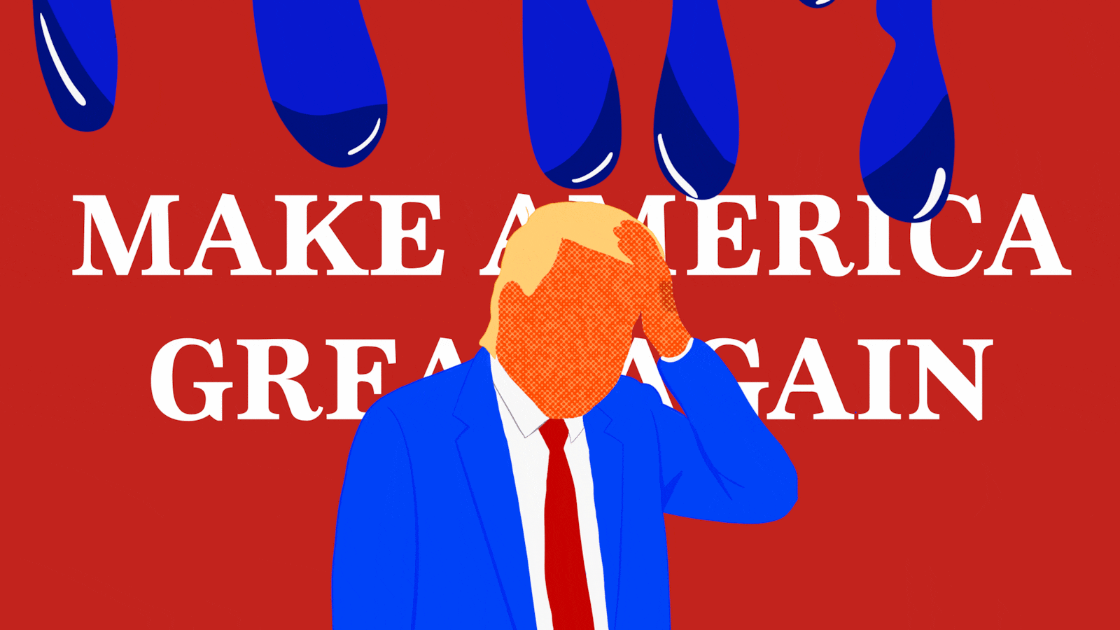 Donald Trump animated GIF illustration