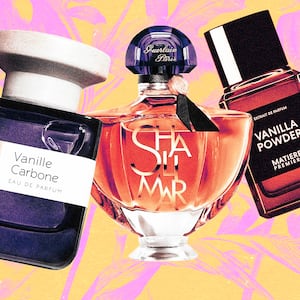 A photo illustration of Vanilla perfumes for looker.