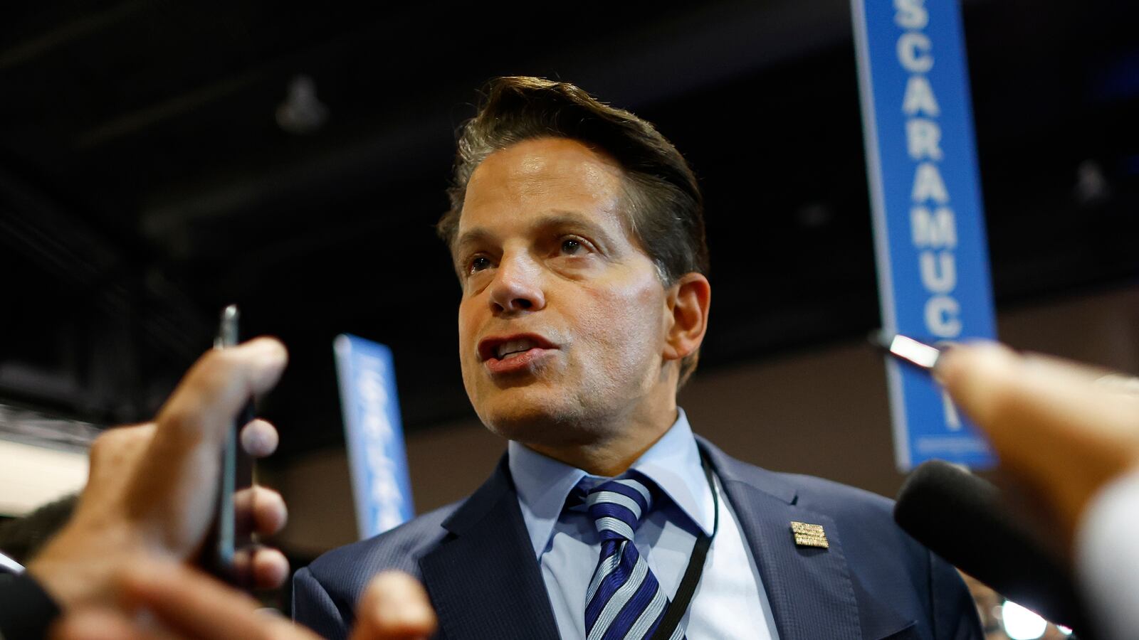 Anthony Scaramucci, Trump’s former White House communications director, attacked his old boss while endorsing Kamala Harris.