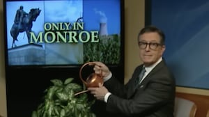 Stephen Colbert hosts Only in Monroe.