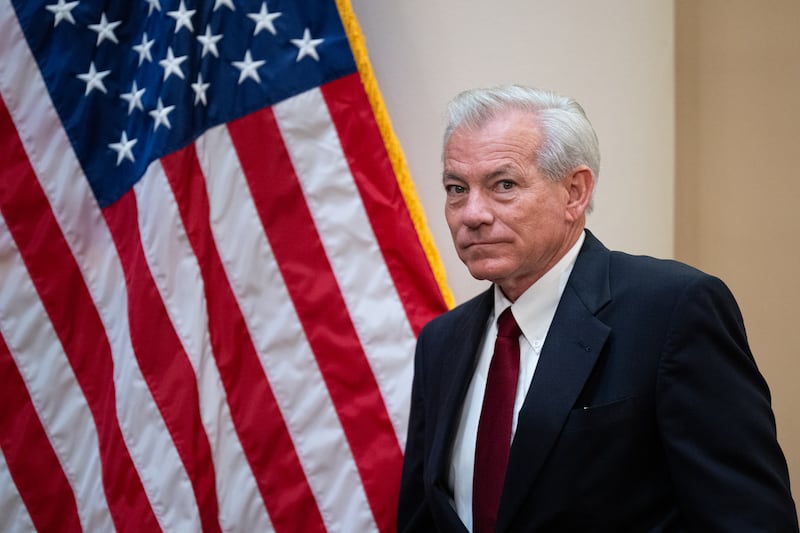 UNITED STATES - SEPTEMBER 11: Rep. David Schweikert, R-Ariz., arrives for the House Ways and Means Committee markup hearing in the Longworth House Office Building on Wednesday, September 11, 2024. (Bill Clark/CQ-Roll Call, Inc via Getty Images)