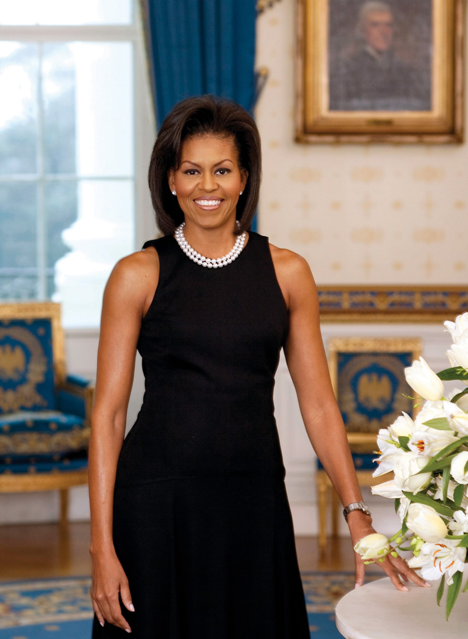 In 2009, Michelle Obama's official portrait caused a stir because her sleeveless dress was seen as inappropriate for the occasion.