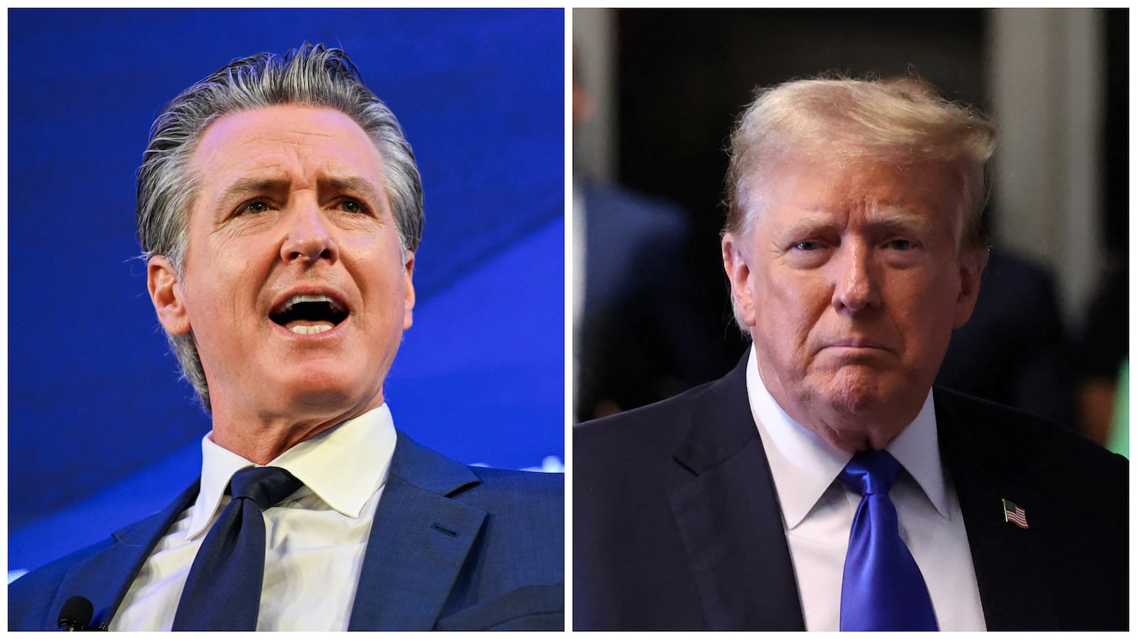 Newsom, Trump