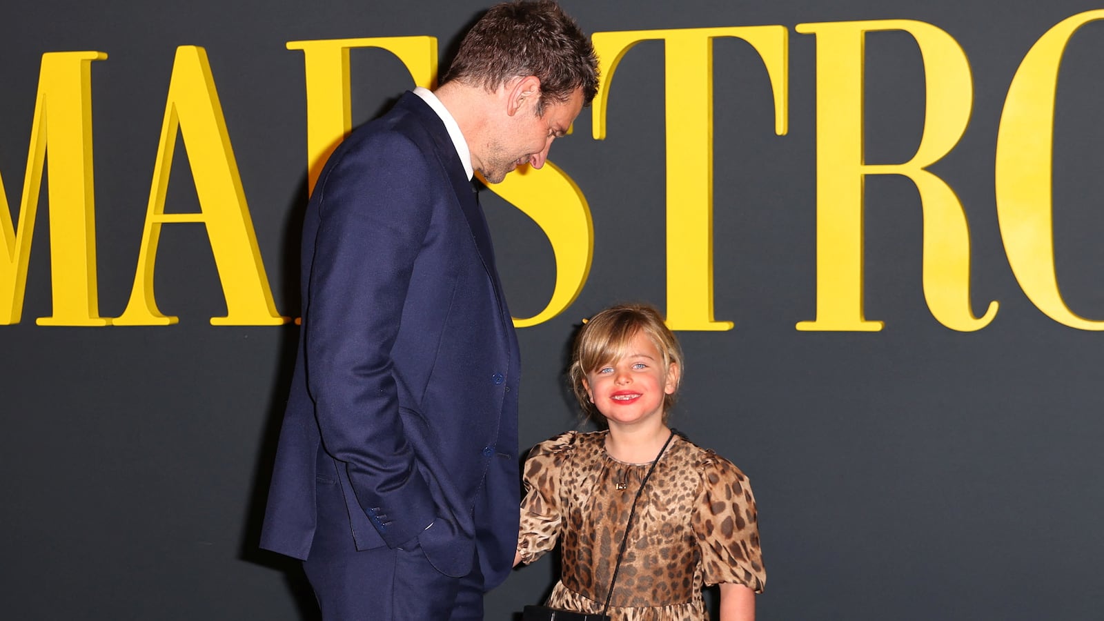Bradley Cooper and his daughter, Lea De Seine.