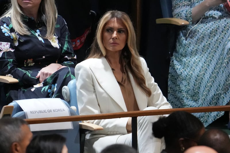 First Lady Melania Trump, pictured listening to debate at the U.N. in September, will preside over the U.N. Security Council on March 2, making her her the first sitting first lady to do so.