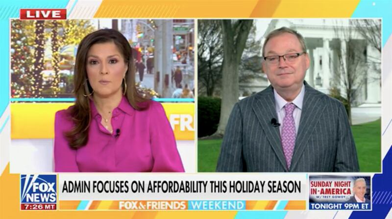 Kevin Hassett on Fox & Friends Weekend