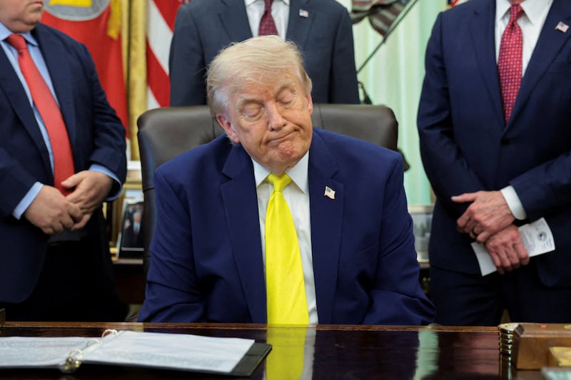 Donald Trump at the White House