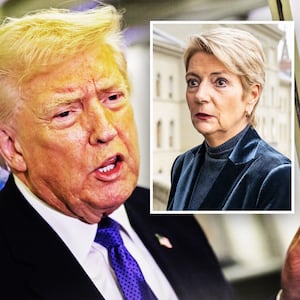 Donald Trump and Karin Keller-Sutter.