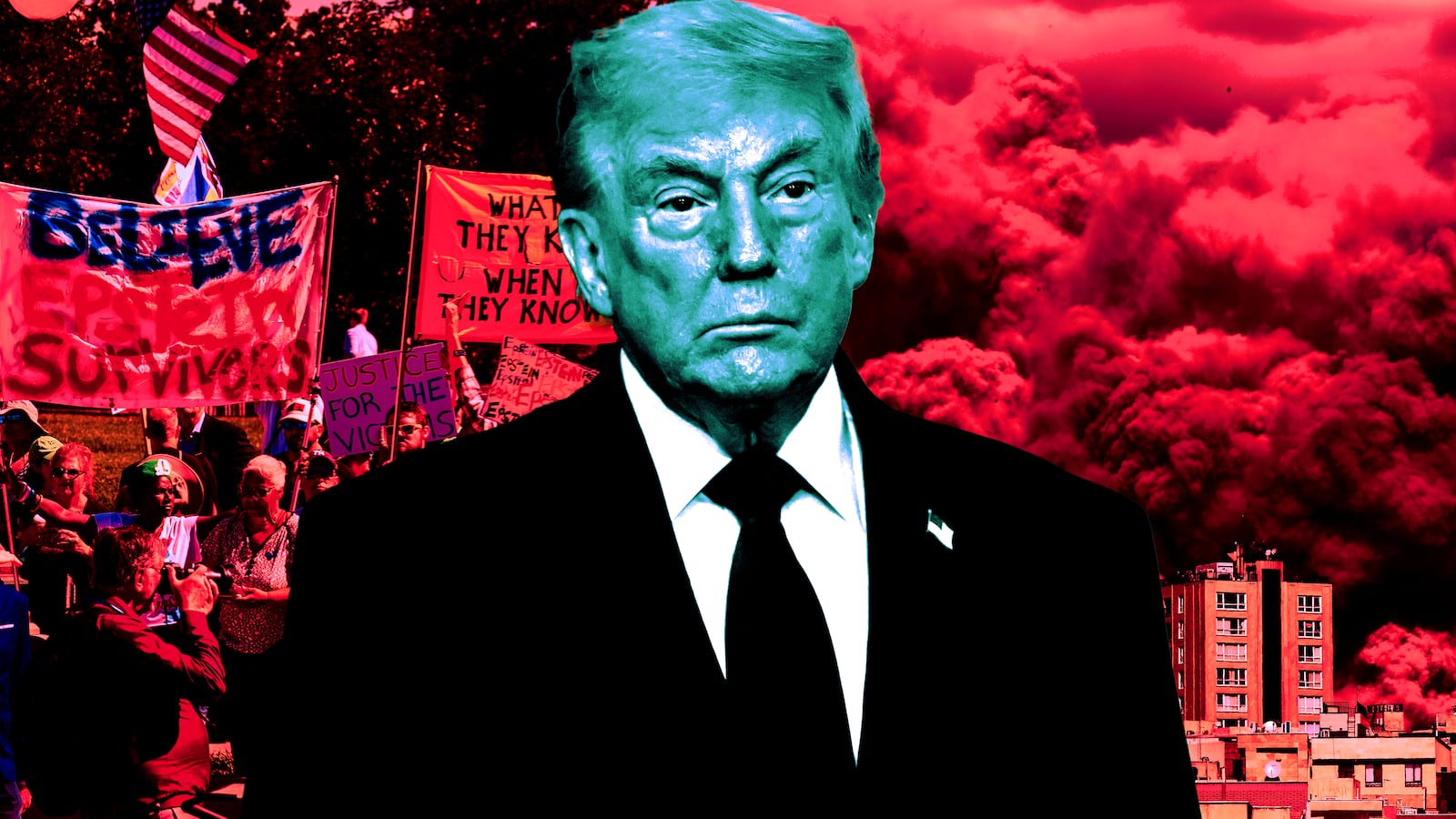 Donald Trump photo illustration