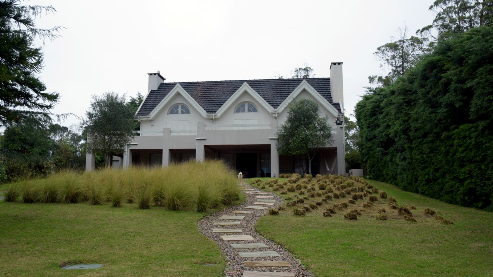 Front view of the house "Salve" where Rocco Morabito, one of Italy's most wanted mob bosses, lived in Punta del Este, Uruguay.