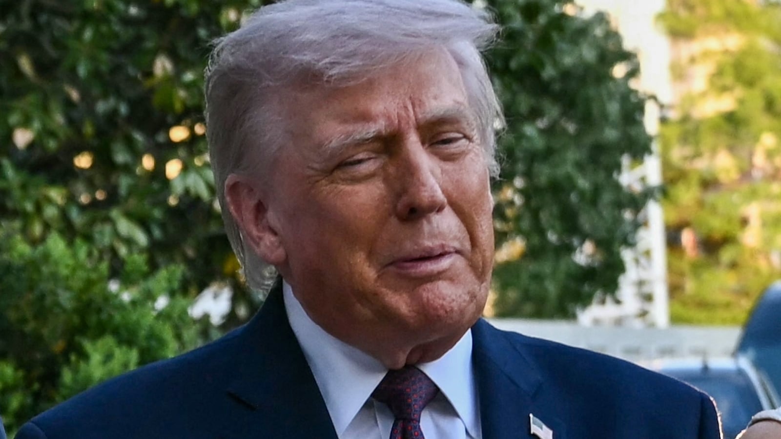 King of the Netherlands Willem-Alexander (L) is welcomed by President Donald Trump into the White House in Washington, DC, on April 13, 2026.