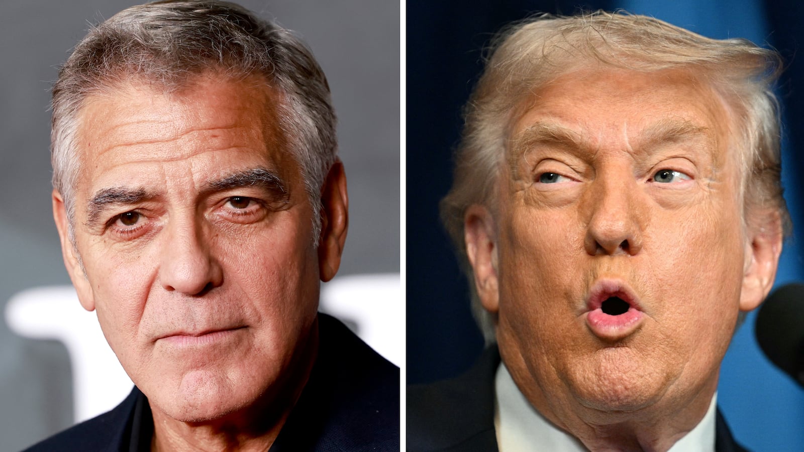 George Clooney-Donald Trump