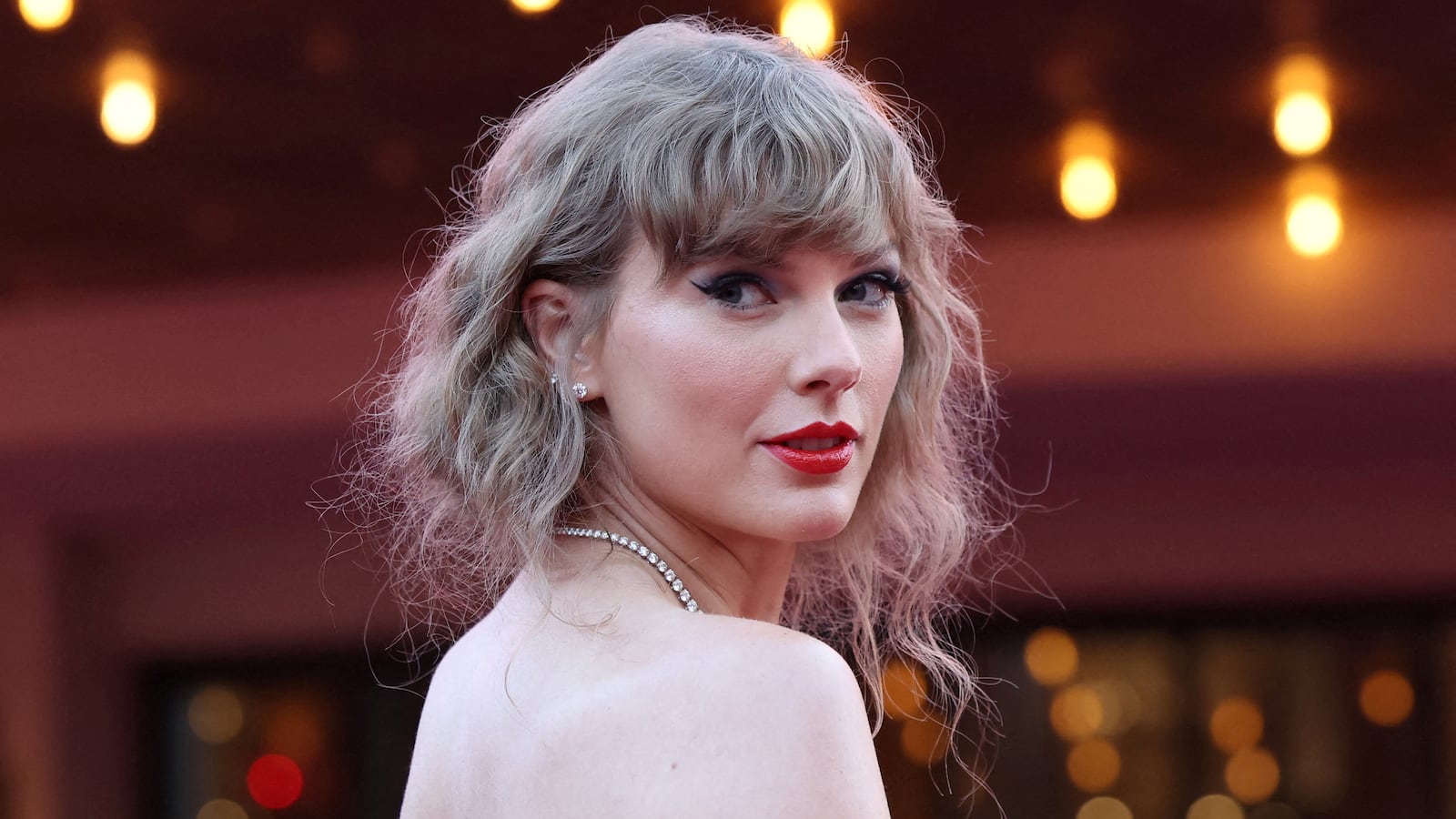 Taylor Swift attends a premiere for “Taylor Swift: The Eras Tour” in Los Angeles, California, Oct. 11, 2023.