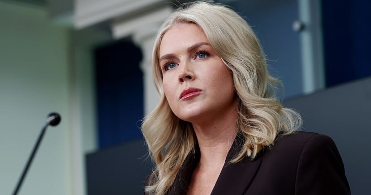 Trump, 79, Can’t Stop Talking About Karoline Leavitt’s Lips