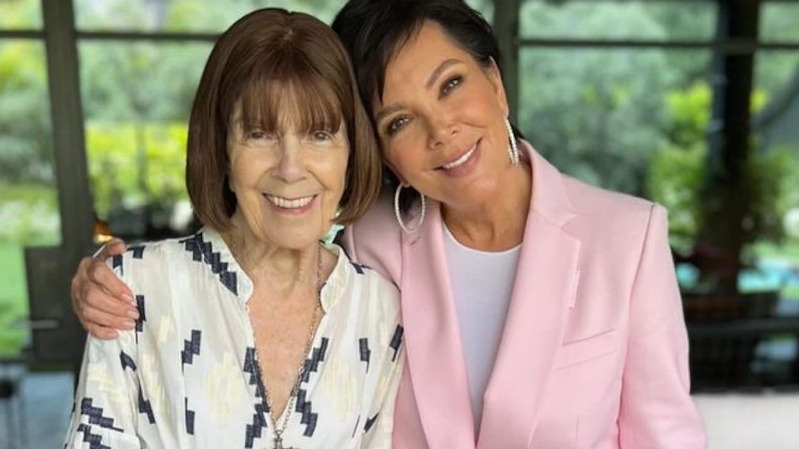 Kris Jenner and her mother MJ