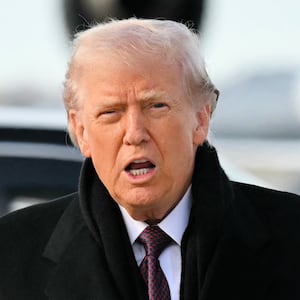 US President Donald Trump arrives at Dover Air Force Base in Delaware on December 17, 2025 to attend a ceremony for the return of the remains of two Iowa National Guard members killed in an attack in Syria during