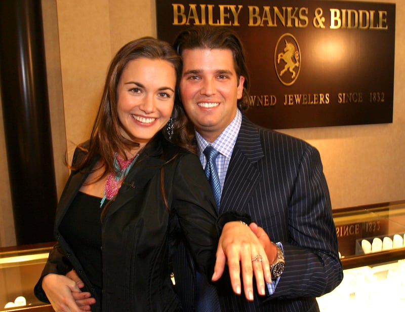 Vanessa and Donald Trump Jr.