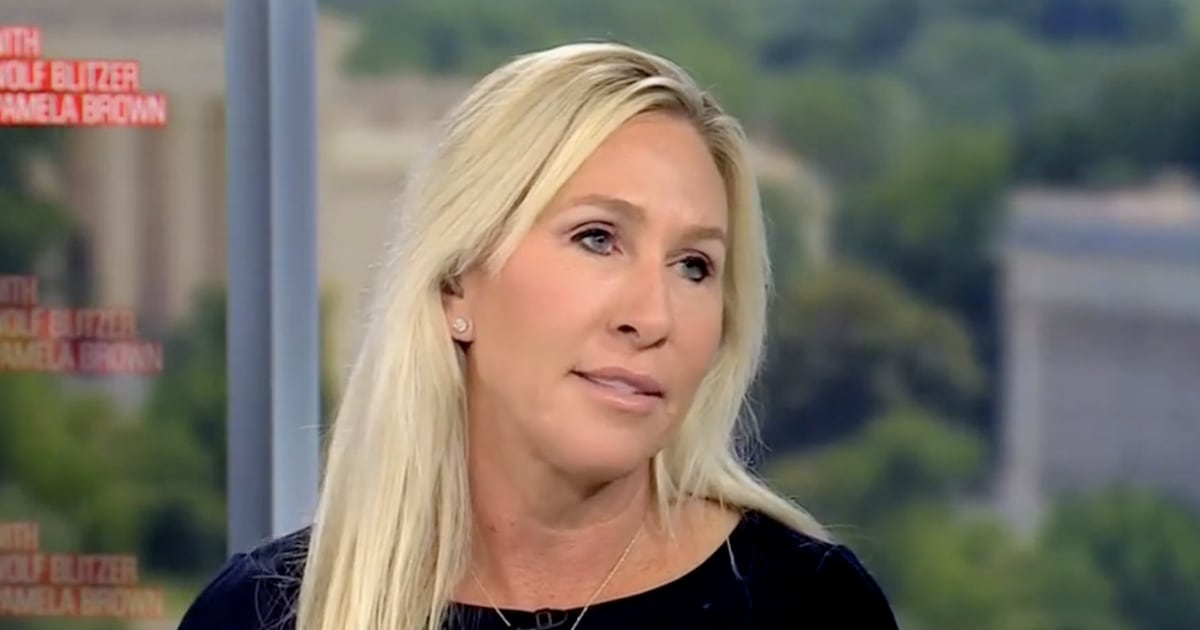 MTG sagt mit ernster Miene, sie sei zu allen „nett”