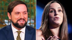 Luke Russert and Alicia Menendez.