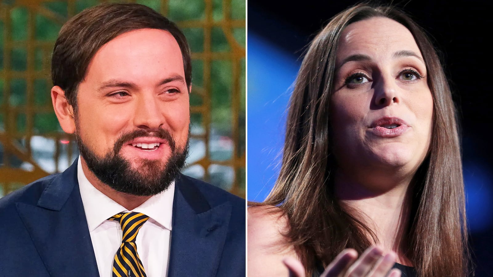 Luke Russert and Alicia Menendez.