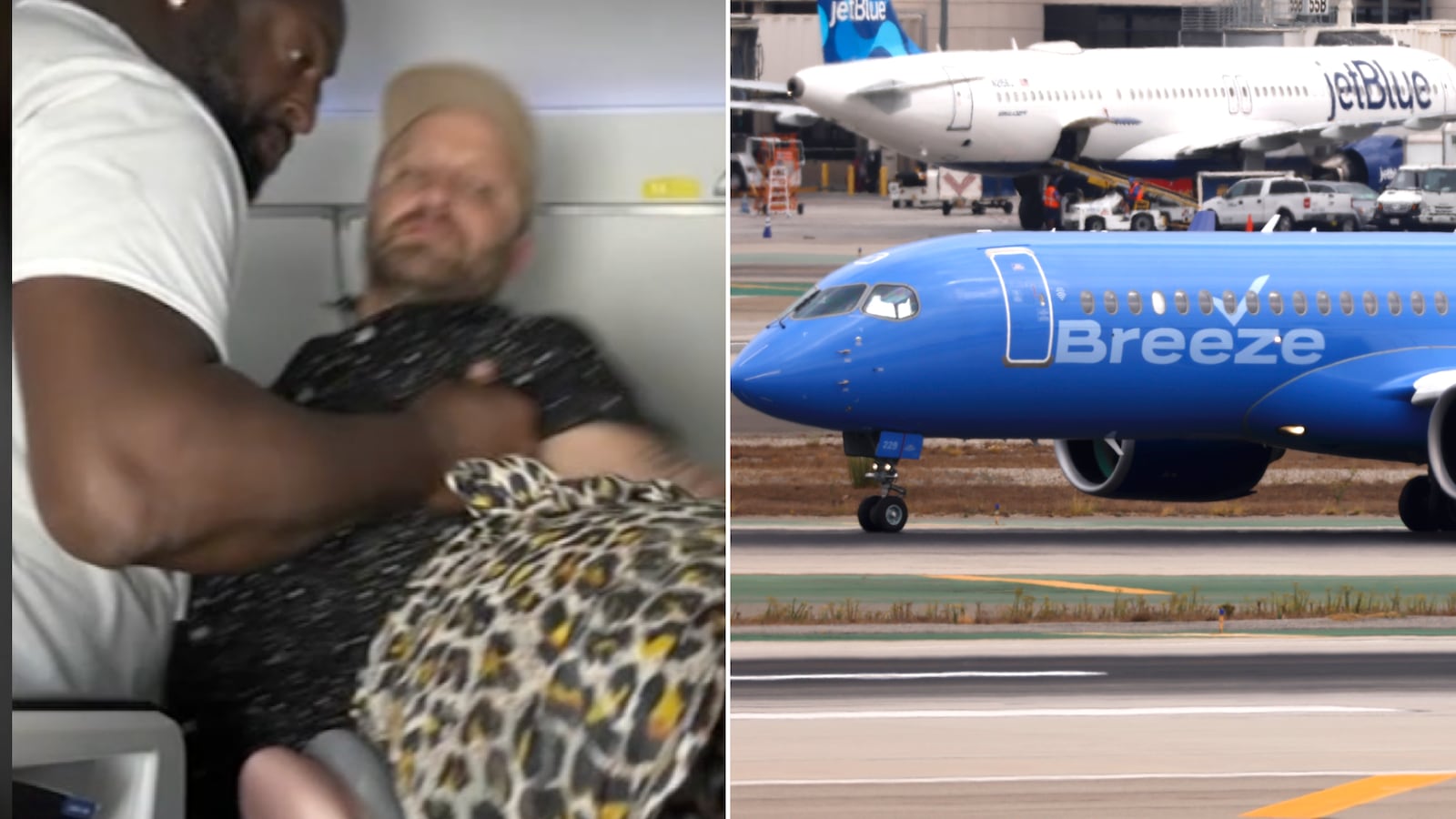 A Breeze Airways flight was diverted after an allegedly intoxicated passenger waved a skateboard and got in an altercation with others on board.