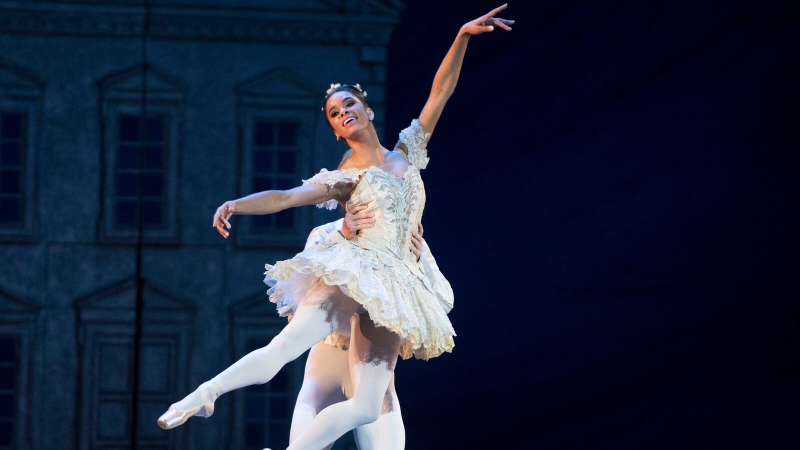 Misty Copeland dances The Nutcracker with Daniil Simkin for the American Ballet Theatre.