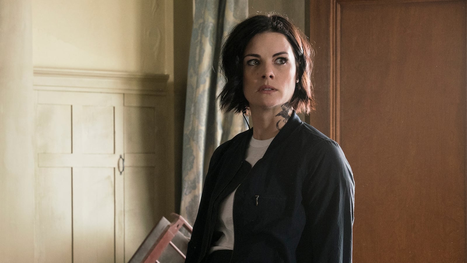 Jaimie Alexander as Jane Doe in 'Blindspot.' Photo by: David Giesbrecht/NBC/Warner Bros via Getty Images