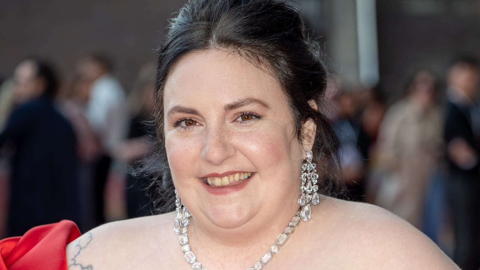 LONDON, ENGLAND - JUNE 23: Lena Dunham attends the "Too Much" UK Special Screening at The Barbican on June 23, 2025 in London, England. (Photo by Ben Montgomery/Getty Images)
