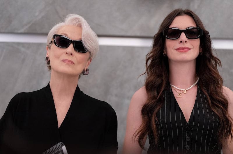 Meryl Streep and Anne Hathaway in "The Devil Wears Prada 2."