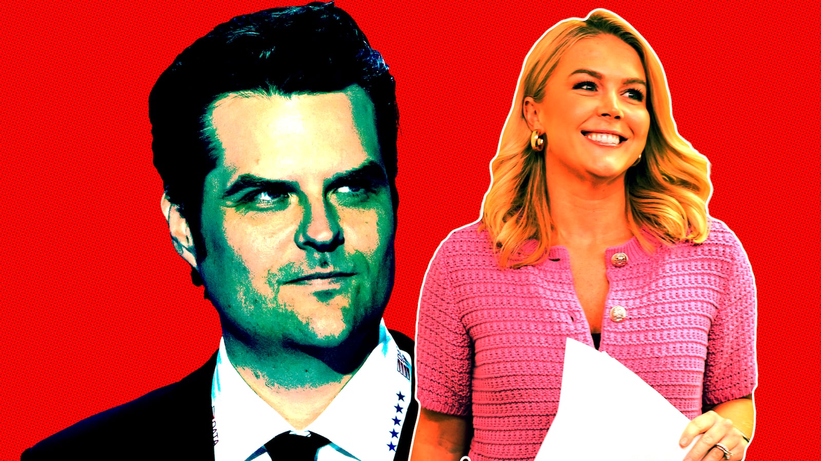 Trump Reject Creeps on Bikini-Clad Karoline Leavitt