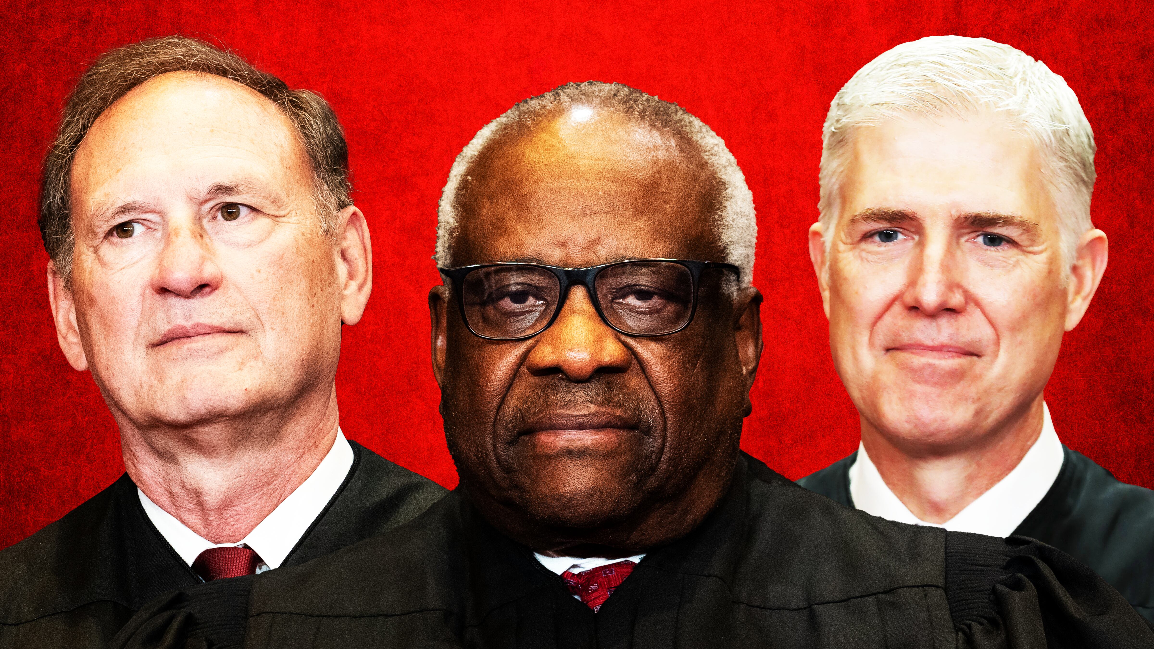 Clarence Thomas, Samuel Alito, Neil Gorsuch