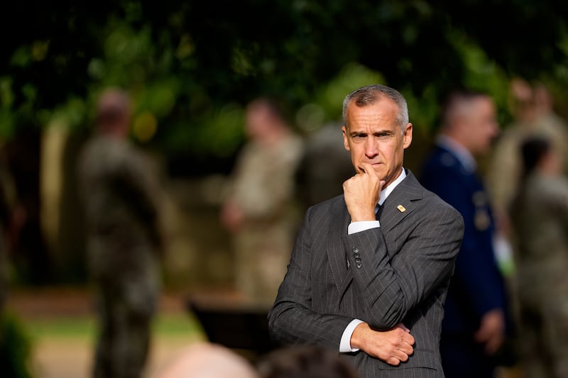Trump Special Government Employee Corey Lewandowski at 2025 9/11 observance event.
