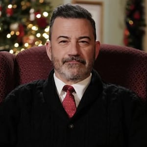 Jimmy Kimmel hosts The Alternative Christmas Message on the U.K.'s Channel 4.