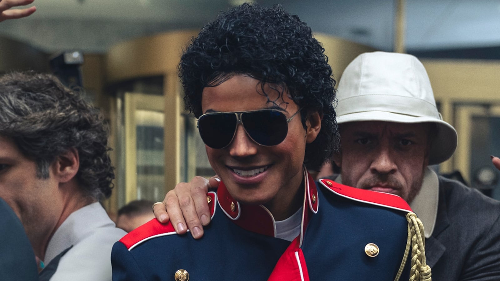 Jaafar Jackson as Michael Jackson and KeiLyn Durrel Jones as Bill Bray.