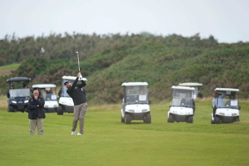Vice President JD Vance played a round of golf at the Trump Turnberry Ailsa Golf Course in August while on vacation with his wife and children.