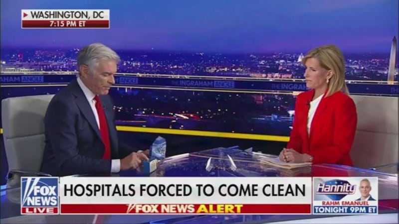 “Where are you shopping?” Ingraham interjected