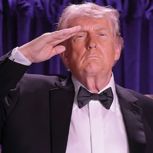 U.S. President Donald Trump attends The White House Correspondents Dinner at Washington Hilton on April 25, 2026.
