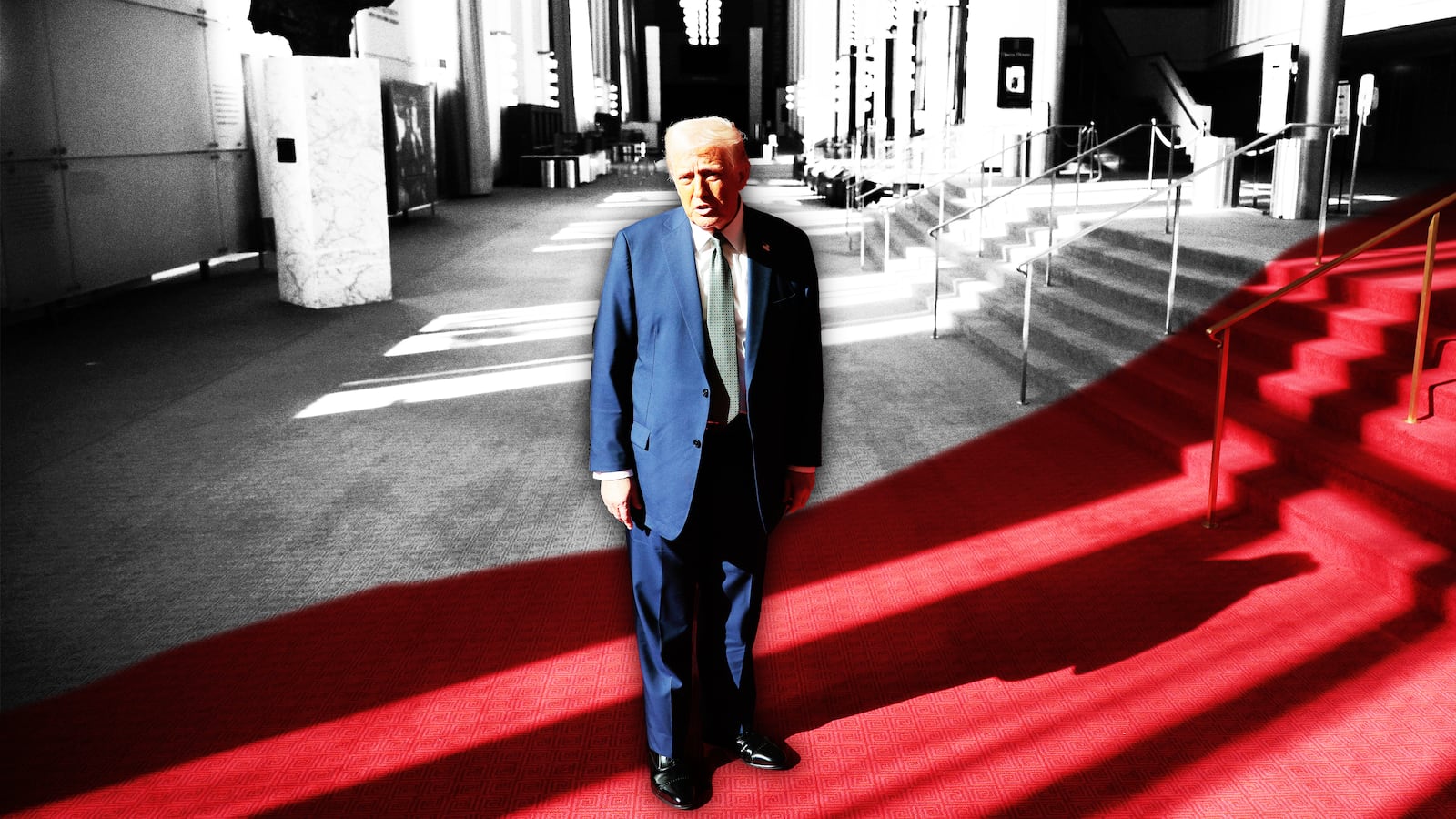 Trump, Kennedy Center composite image