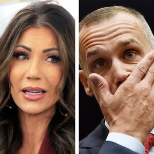 Kristi Noem and Corey Lewandowski