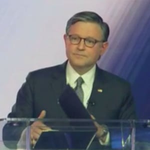 Mike Johnson at Turning point USA