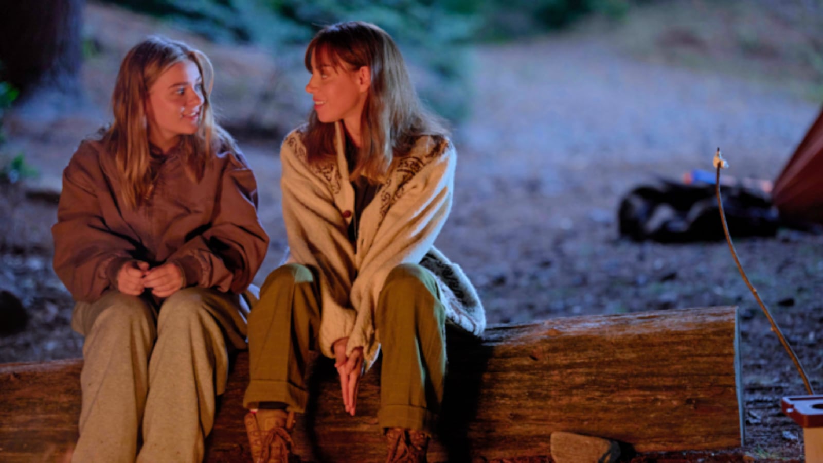 Maisy Stella and Aubrey Plaza in 'My Old Ass'